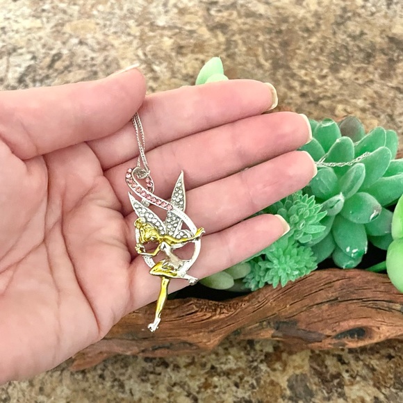 Cubic Zirconia Tinkerbell Necklace - Picture 3 of 5